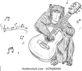 6,326 Monkey music Images, Stock Photos & Vectors | Shutterstock