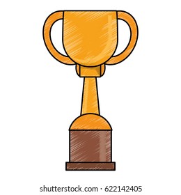 drawing winner cup trophy prize golden