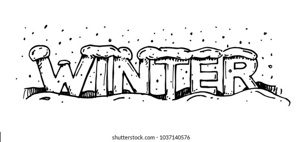 Drawing of the winter letter