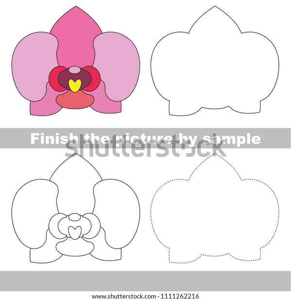 Drawing Worksheet Preschool Kids Easy Gaming Stock Vector Royalty