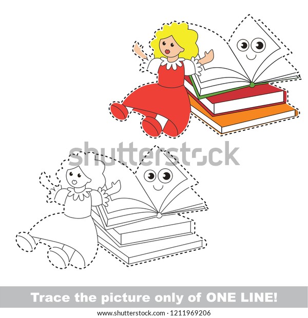 Drawing Worksheet Preschool Kids Easy Gaming Stock Vector Royalty