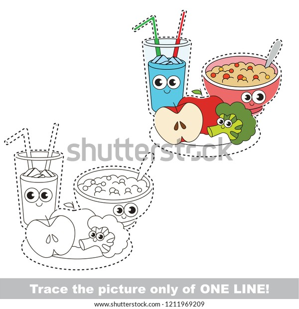 Drawing Worksheet Preschool Kids Easy Gaming Stock Vector Royalty