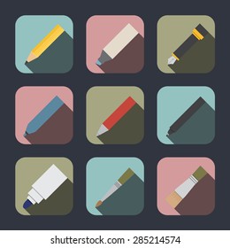 drawing and writing tool icon