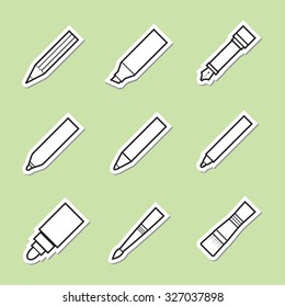 drawing and writing tool icon
