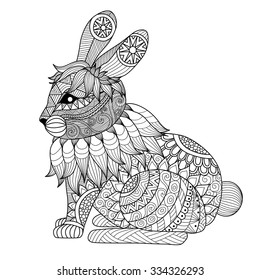 Colouring Pages Rabbit High Res Stock Images Shutterstock