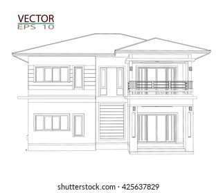 Drawings, 3D Home design construction