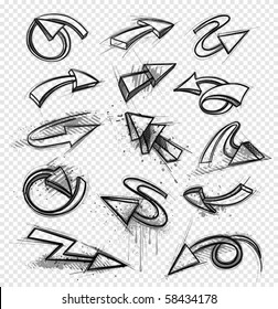 Drawings of arrows