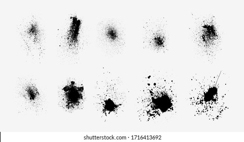 Spray Splatter Brush Pack - Photoshop brushes