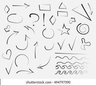 drawings drow style hand drawn pencil arrow