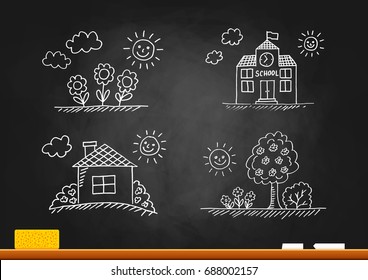 355,836 Blackboard. Drawing Images, Stock Photos & Vectors 