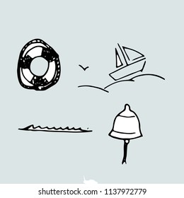 drawings on the theme of the sea