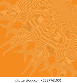 drawn abstract outline vector background