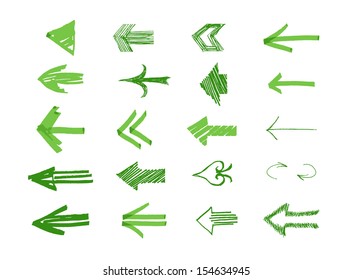 Drawn Arrows