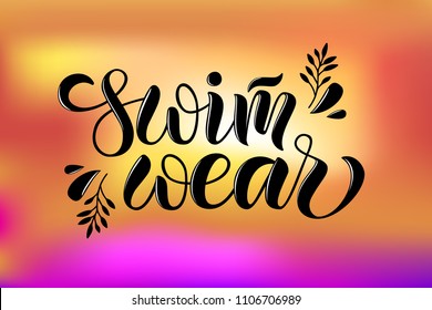 Drawn art vector calligraphy logotype for women internet site of clothes, blog icon, advertisement of promotion, modern concept for poster, card, design,template for girlie beauty web page,email offer