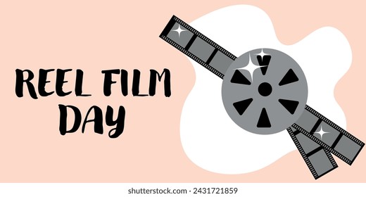 Drawn banner for Reel Film Day