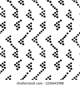 drawn black graphic pattern on white background with circles