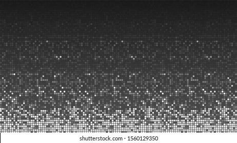 Drawn black grid on a white background. Vector illustration.