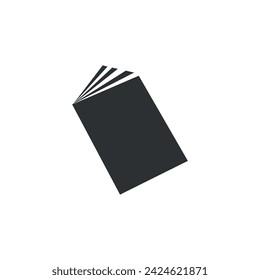 Libro dibujado sobre fondo blanco