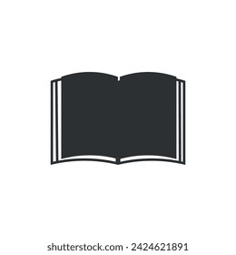 Drawn book on white background