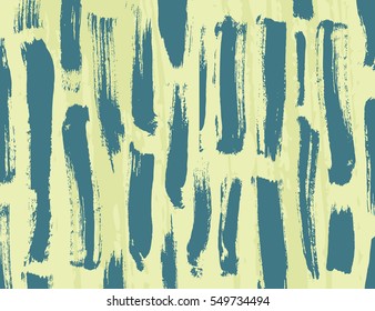 Drawn brush and ink strokes