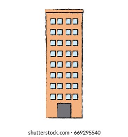 drawn building skyscraper residential structure real estate
