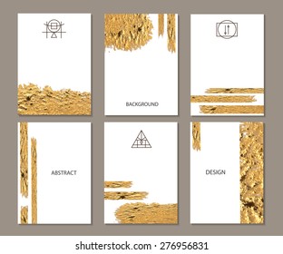 Drawn by hand from a set of templates to design your project or layout.Vector illustration.Isolated.