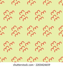 Drawn doodle pattern. Pattern for wrapping paper, scrapbooking, wallpaper, Christmas decor.