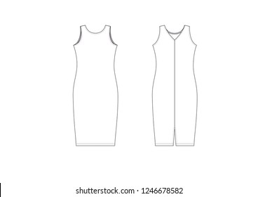  drawn fashion online shop icons set. Decorative icons dress, clothing,  Vector illustration ink style