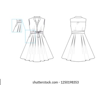 200,962 Line illustration dress Images, Stock Photos & Vectors ...