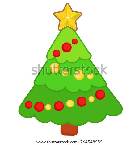 drawn funny christmas tree with ornaments isolated on a white background sketch of christmas festive - Funny Christmas Tree Ornaments drawn funny christmas tree with ornaments isolated on a white background sketch of christmas festive - Funny Christmas Tree Ornaments