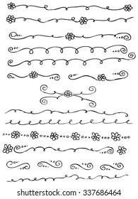 drawn hand swirls nails drawn vector line outline set and design part drawn hand swirls makeup line classic white nails star group traditional make edge pile old elderly look ornate fancy heart set si