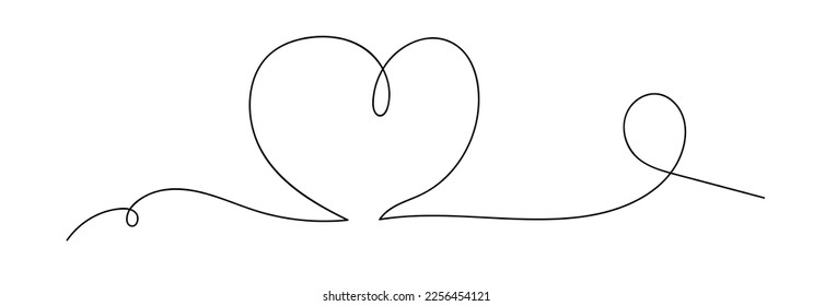 Drachenherz auf weißem Hintergrund. Valentinstag