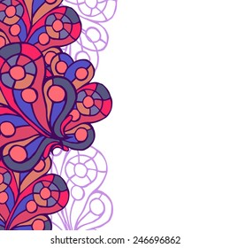 drawn manually colorful abstract background elements