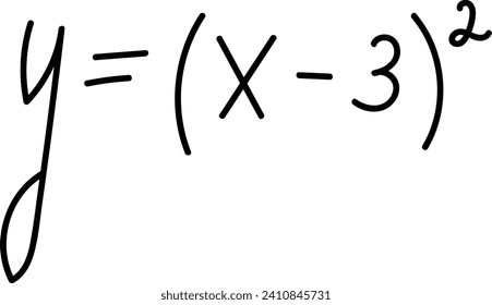 Drawn Math Formula Vector Illustration