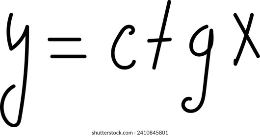 Drawn Math Formula Vector Illustration