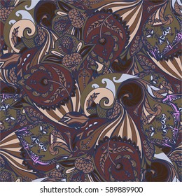 Drawn pattern in Indian style