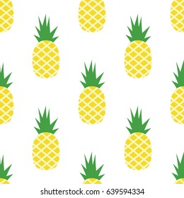 Drawn pineapple pattern