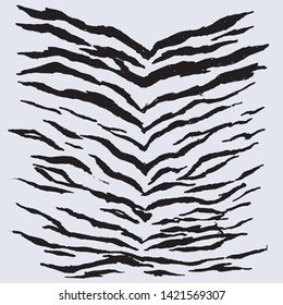 drawn tiger skin surface texture vector background