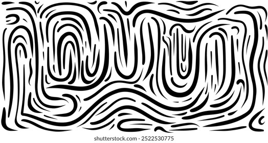 A drawn vector abstract background illustration. Lines, stripes for banners and posters