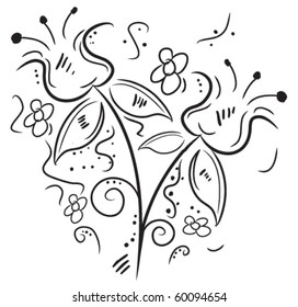 drawn vector background