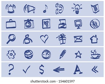 Drawn Web Icons