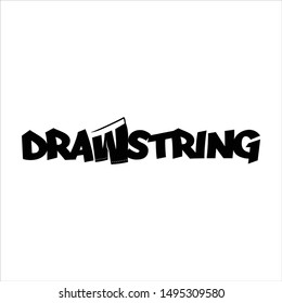 Drawstring Logo. Symbol. Icon Vector Eps 10.