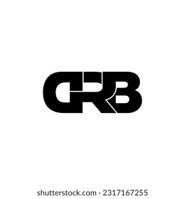 DRB letter monogram logo design vector