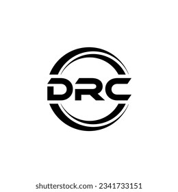 DRC Logo Design, Inspiration for a Unique Identity. Modern Elegance and Creative Design. Watermark Your Success with the Striking this Logo.