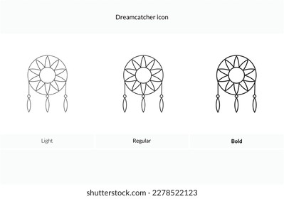 Icono de Drcamcatcr. Diseño de estilo ligero regular y negrita aislado en fondo blanco
