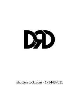 drd letter original monogram logo design