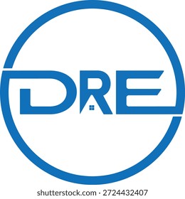 DRE logo design. House logo design.