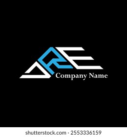DRE logo design, DRE simple and modern logo. DRE luxurious alphabet design  