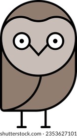 dreadful owl bird animal dead Outline