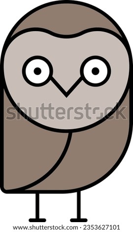 dreadful owl bird animal dead Outline